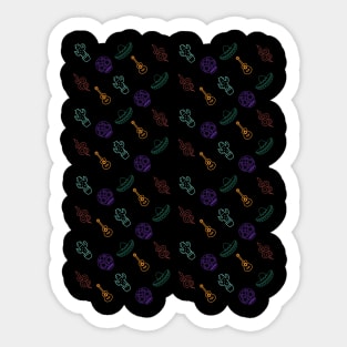 Mexican Pattern CMYK Sticker